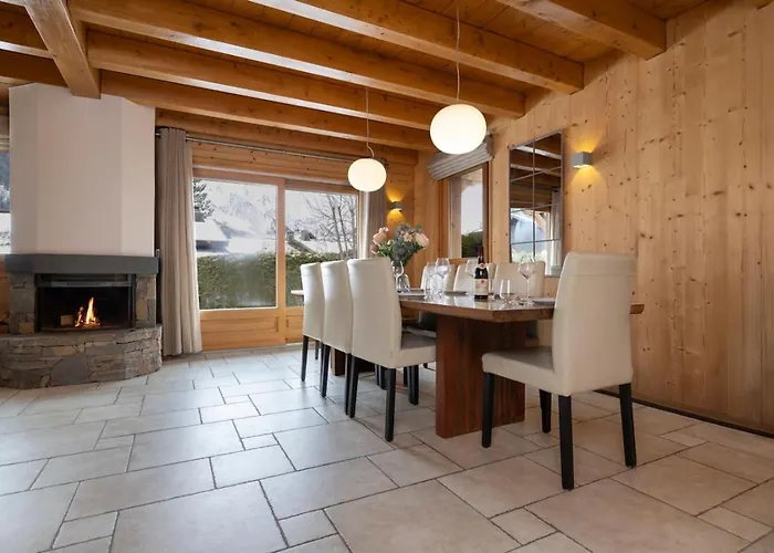 Chalet Folettes 4ch Jardin Vue Cheminee Jacuzzi Chamonix