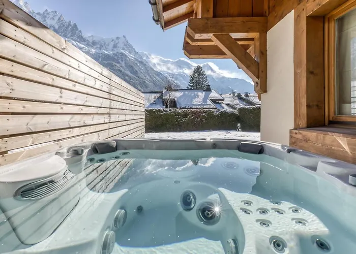 Folettes 4ch Jardin Vue Cheminee Jacuzzi * Chamonix